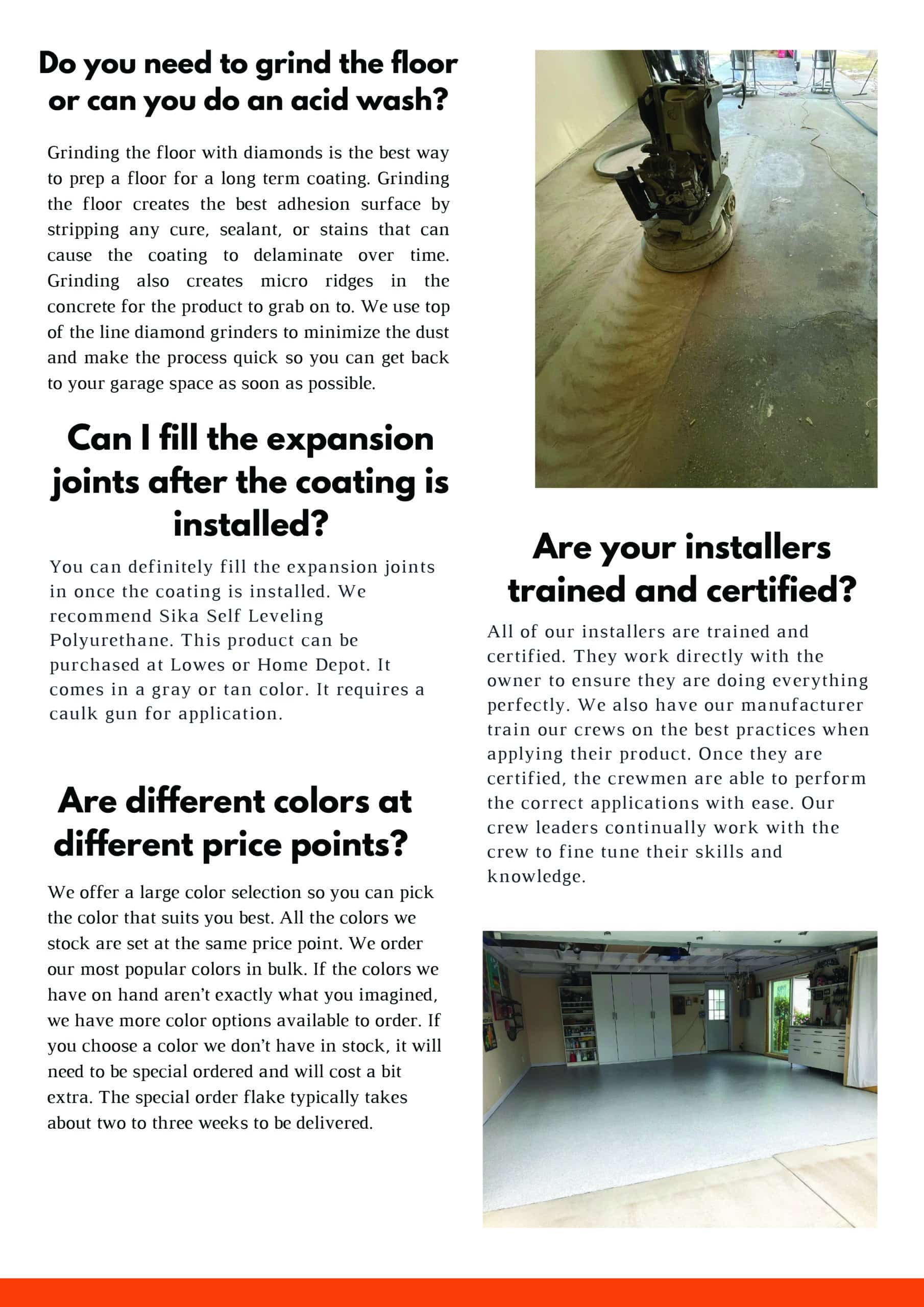 Garage Floor Coatings Q&A 6