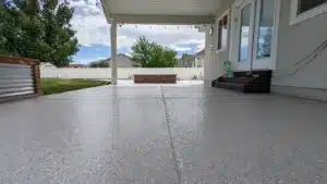 Concrete floor dusting