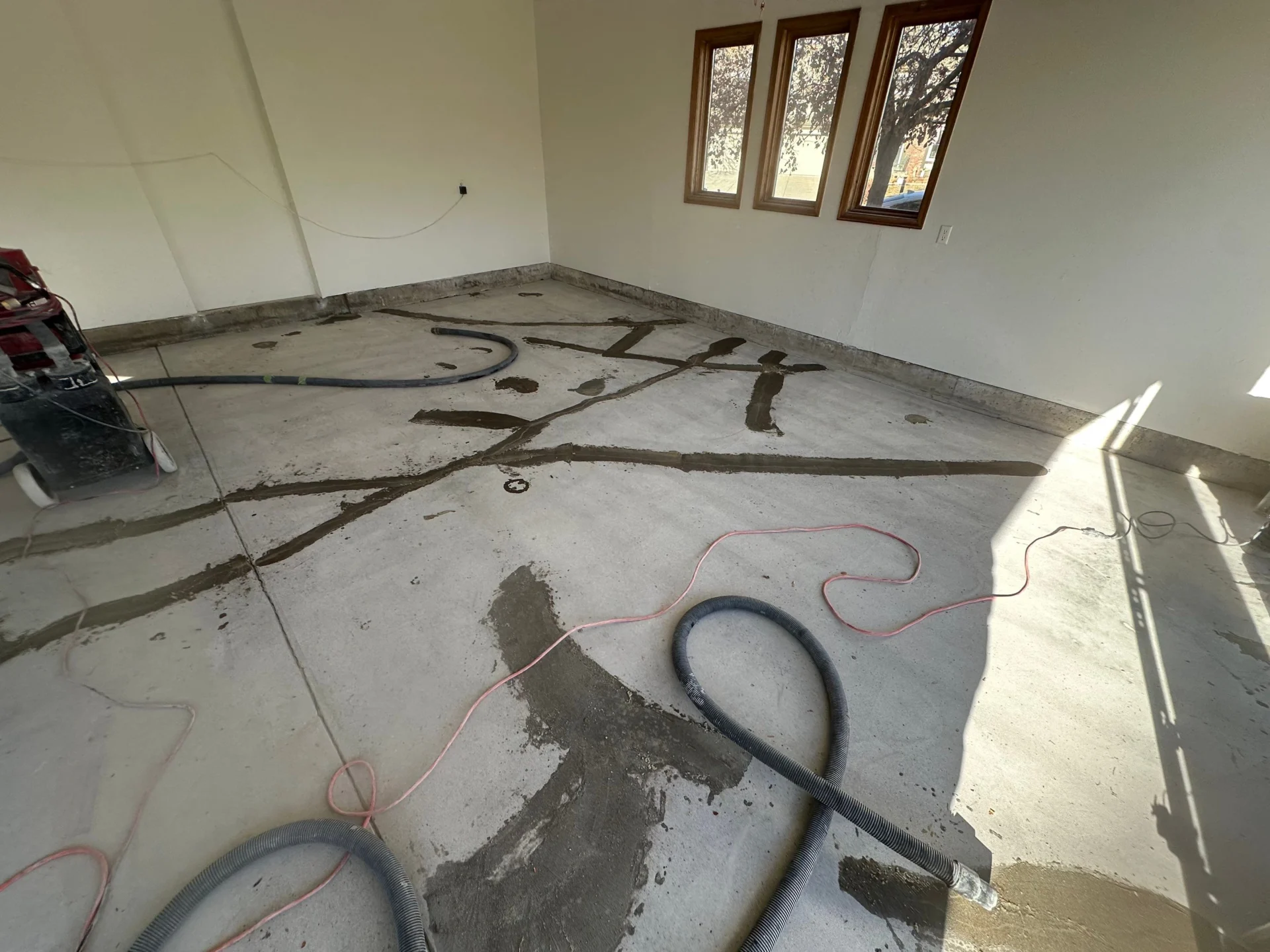 Littleton Garage Makeover: Flake Floor, Steps, Walls