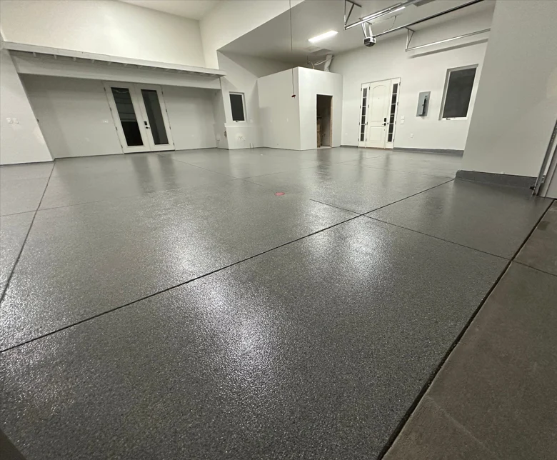 Monument Shop Polyaspartic Floor Coating & Cove
